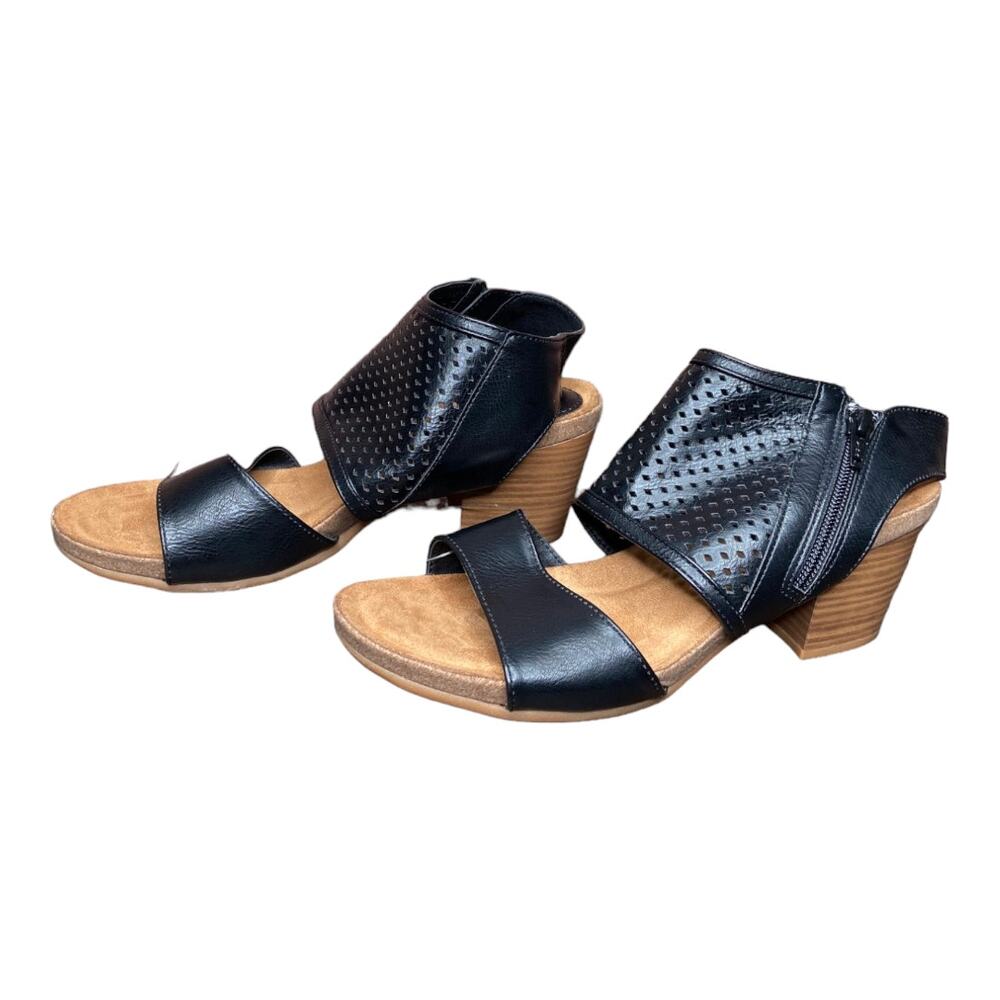 NWOT Eurosoft by Sofft Annalise Open Toe Wedge Sandals - Women's Size 9